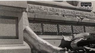 Un sismo de 7.7° grados sacude la Ciudad de México en 1957 y se produce la caída del Angel de la Independencia.