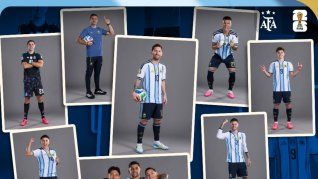 Nuestros protagonistas. Nuestro escudo. Nuestra piel, tituló la AFA la sesión de fotos. Nuestros protagonistas. Nuestro escudo. Nuestra piel, tituló la AFA la sesión de fotos.