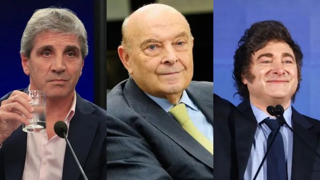 Fuerte cruce entre Domingo Cavallo y Luis Caputo y Javier Milei.