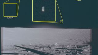La imagen corresponde a una fotografía tomada por la tripulación de la misión Apollo 12 de 1972. La imagen corresponde a una fotografía tomada por la tripulación de la misión Apollo 12 de 1972.