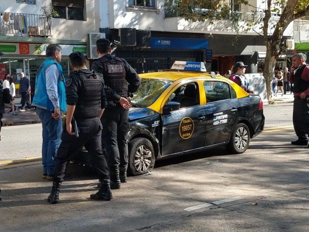 Se conoció el video del momento posterior a que el taxista atropellara a las estudiantes francesas en Palermo