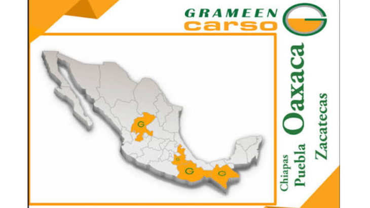 Sucursal de Grameen Carso en los Valles Centrales de Oaxaca, donde personal técnico asesora a los grupos de mujeres interesadas en tramitar su primer Crédito Básico.