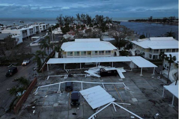 El huracán Milton arrasó Florida.