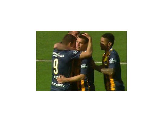 Central no le dio chances a Godoy Cruz y no se baja de la pelea (Captura de TV).