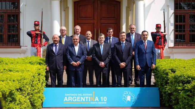 Los gobernadores del Norte Grande se reunieron este viernes en Santiago del Estero.