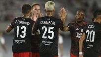 River recibió y goleó a Platense en un amistoso.