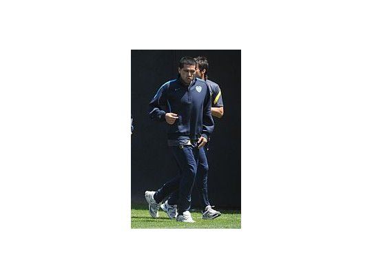 Riquelme probará su pie izquierdo mañana.