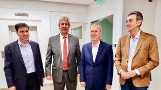 El precandidato presidencial, Juan Schiaretti, junto a su compañero de fórmula Florencio Randazzo y Diego Bossio, que encabeza la lista a Diputados por la Capital Federal, se reunió con el Consejo Agropecuario Argentino, encabezado por su titular,&nbsp; José Martins.