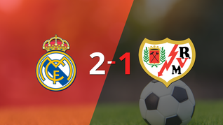 rayo vallecano cayo 2-1 en su visita a real madrid