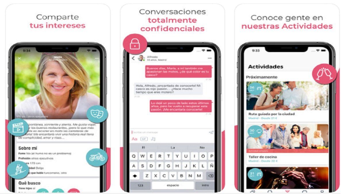 The new dating app for oldies, with more security and less rush