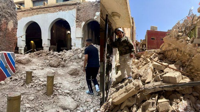 Las imágenes del fuerte terremoto que sacudió Marruecos.