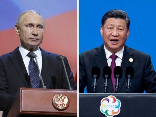 Vladimir Putin y Xi Jinping