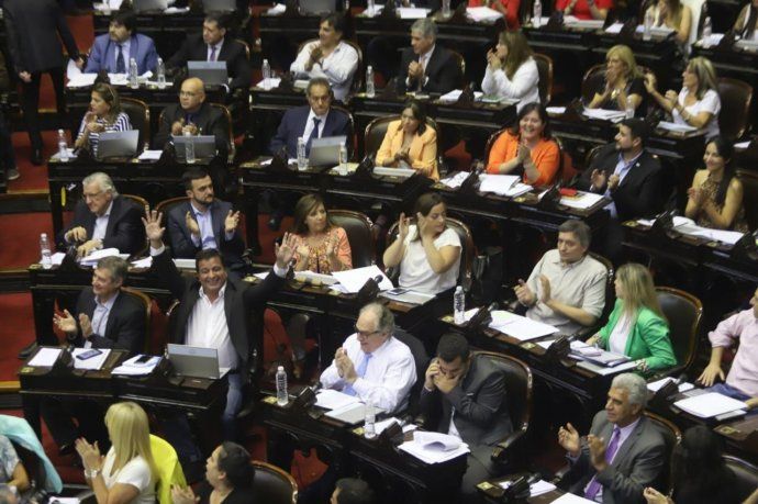 Bloque del Frente de Todos.