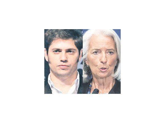 Axel Kicillof. Christine Lagarde.