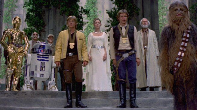 An auction sold the script for the first Star Wars film used by Harrison Ford An auction sold the script for the first Star Wars film used by Harrison Ford
