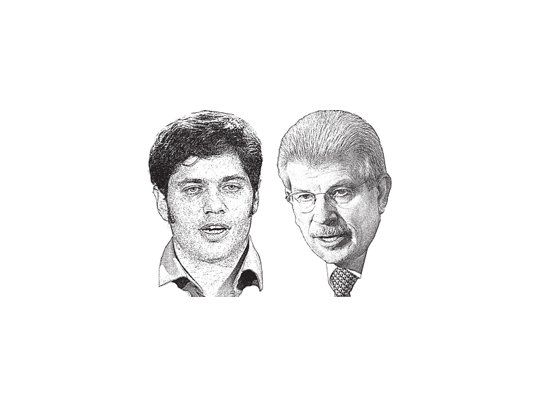 Axel Kicillof y Juan Carlos Fábrega