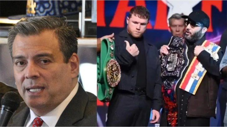 Mauricio Sulaimán amenazó con subir igualmente al ring, no obstante haberle sido negado el derecho por el promotor del combate entre Canelo Álvarez y Terence Crawford, el jeque Turki Al-Alshikh.