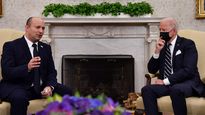 El primer ministro de Israel, Naftali Bennett, y el presidente de Estados Unidos, Joe Biden.