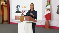 Claudia Sheinbaum en la Mañanera de este lunes.