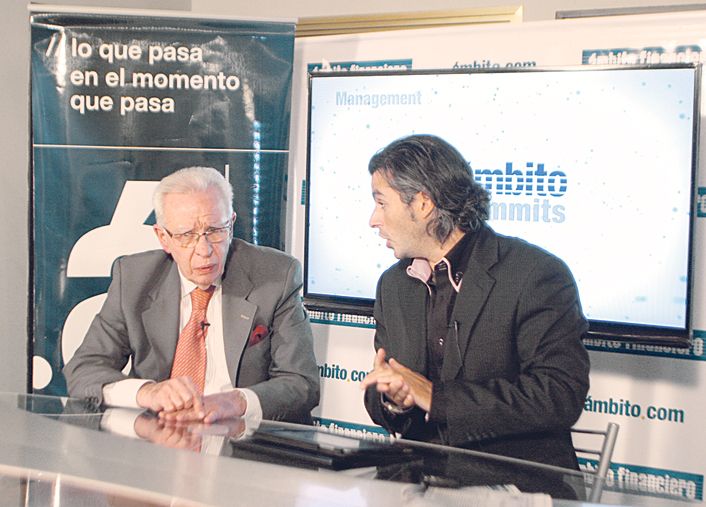 Roberto Arévalo (Cámara Inmobiliaria) al ser entrevistado por Pablo Jiménez (Ámbito.com).