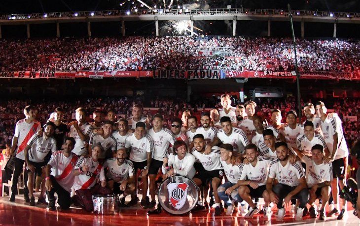 River festejó el primer aniversario de la obtención de la Libertadores ante Boca