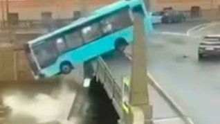 En el micro viajaban 20 pasajeros.