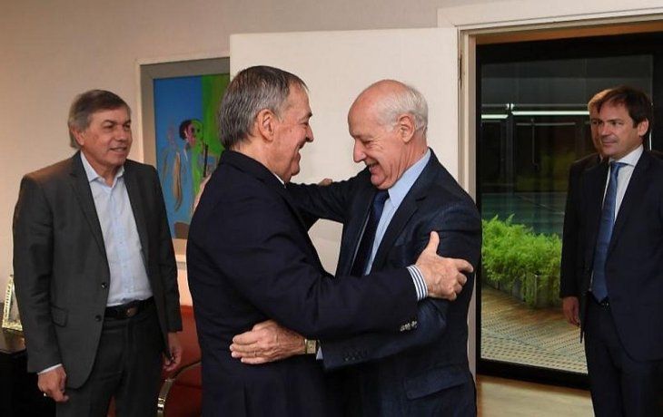 Juan Schiaretti y Roberto Lavagna.