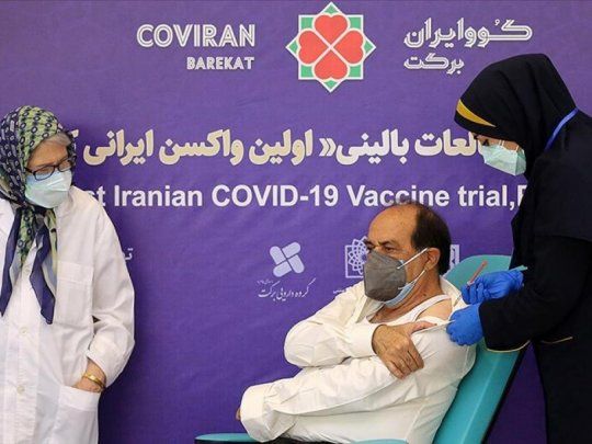 La vacuna iraní comenzará a aplicarse a fines de junio.&nbsp;