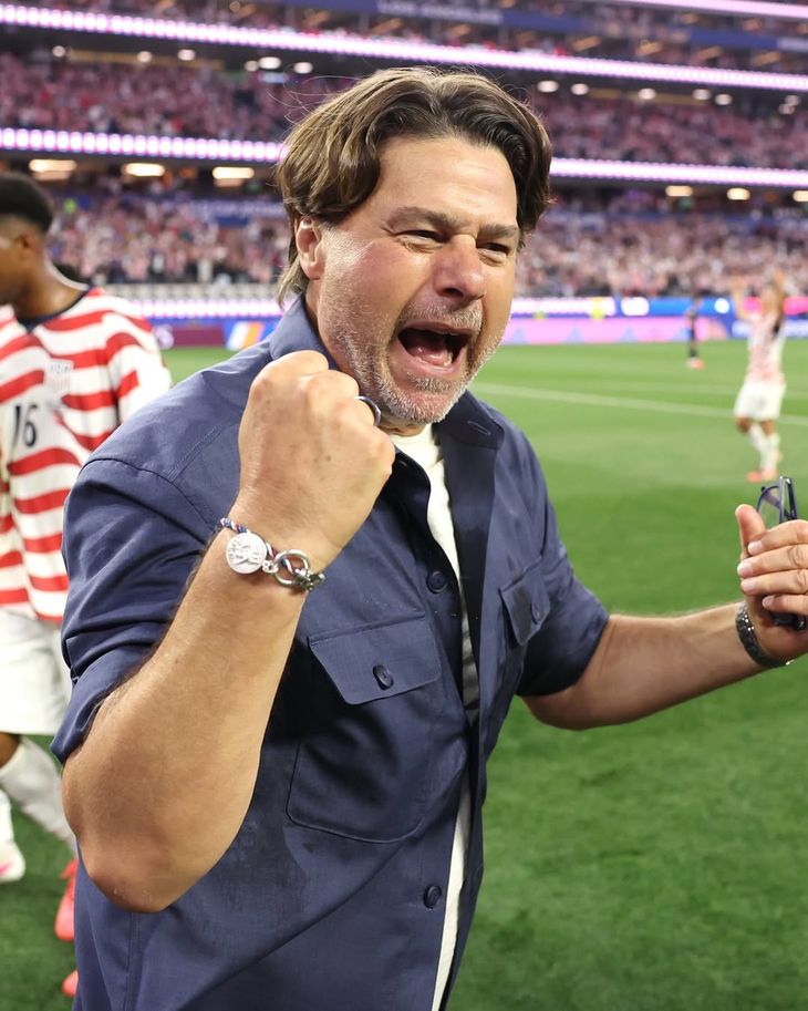Mauricio Pochettino luego del triunfo en el partido inaugural de Estados Unidos.