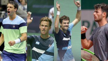 Horacio Zeballos, Diego Schwartzman, Guido Pella y Juan Ignacio Lóndero fueron, por distintos motivos, los tenistas argentinos destacados en 2019.