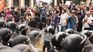 Repression at protest against the Bases law. Repression at protest against the Bases law.