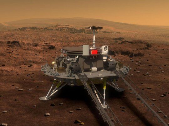 China aterrizó su robot en Marte&nbsp;