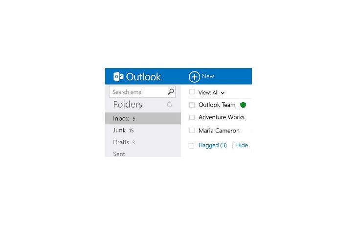 Hotmail-Outlook renovó su estética en línea con Windows 8.