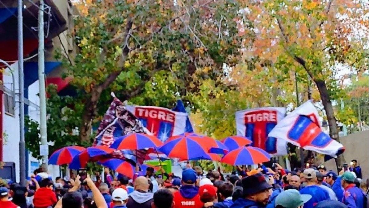Flag of Tigre fans before the grand final Flag of Tigre fans before the grand final