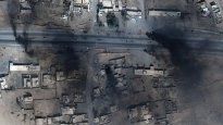Imágenes satelitales permiten ver los daños de la guerra.