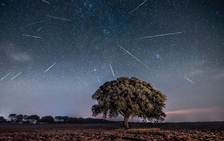 Lluvia de meteoritos Perseidas.&nbsp;