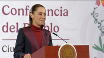 Claudia Sheinbaum en la Mañanera de este 11 de noviembre 2025.