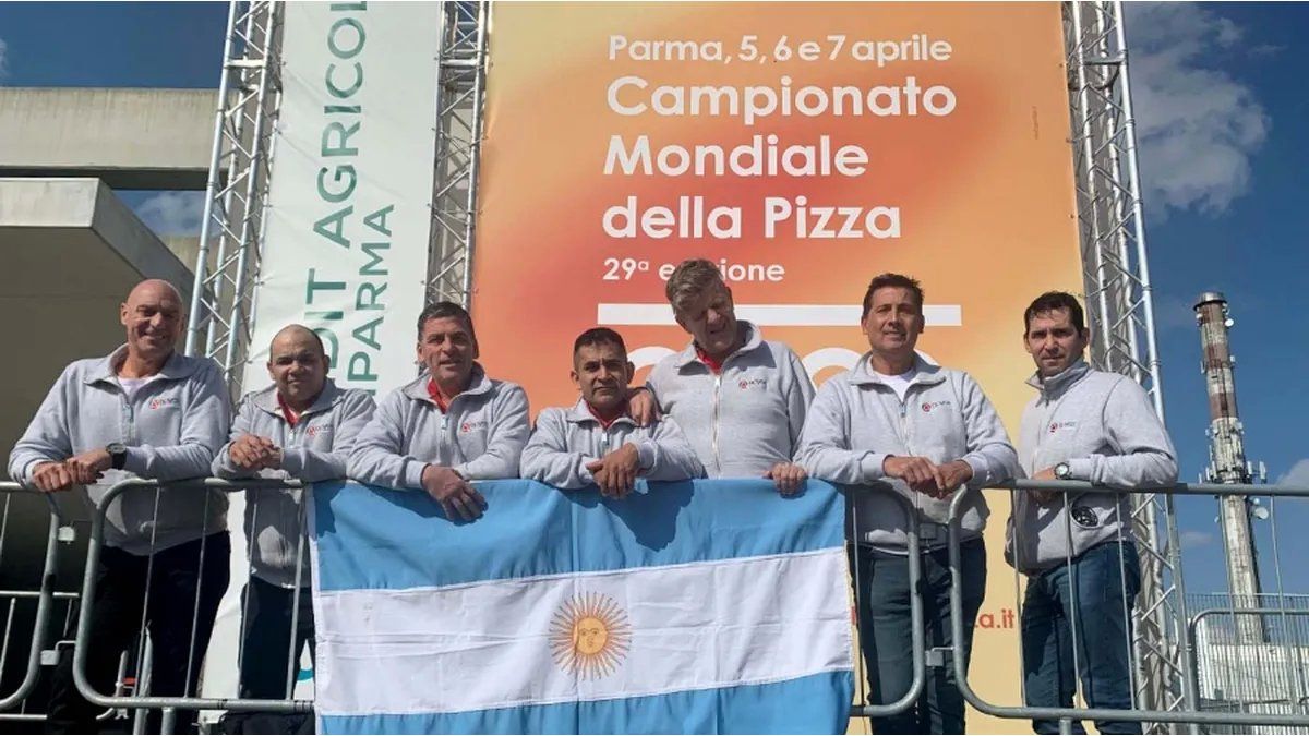 What position did Argentina occupy in the world pizza?