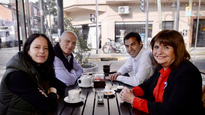 Néstor Grindetti y Patricia Bullrich.