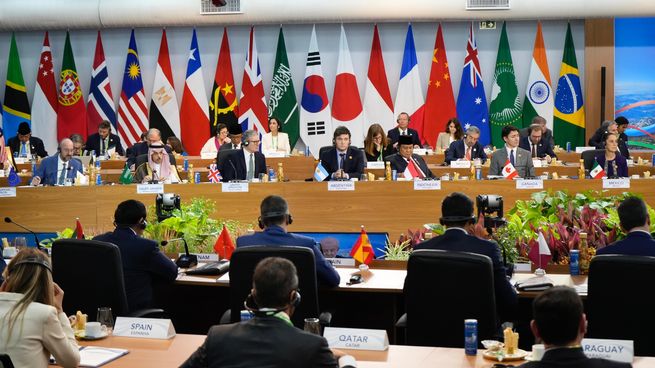 Javier Milei participó de la Cumbre del G20 de Río de Janeiro.&nbsp;