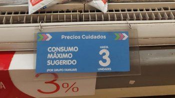 el 70% de los hogares consume productos de precios cuidados
