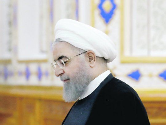 Giro. El presidente de Irán, Hasán Rohaní, pretendió moderar el plan atómico para evitar las sanciones. Fracasó y ahora adopta la línea dura.