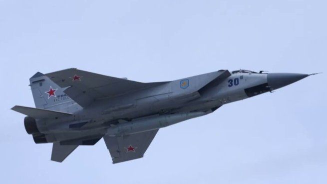 Se trató de tres cazas MIG-31 de Rusia que fueron interceptados por fuerzas italianas de parte de la OTAN.