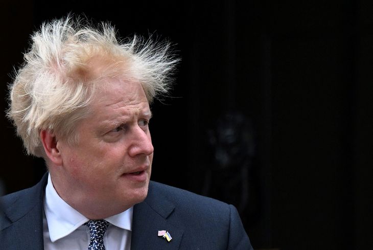 Outgoing British Prime Minister Boris Johnson.