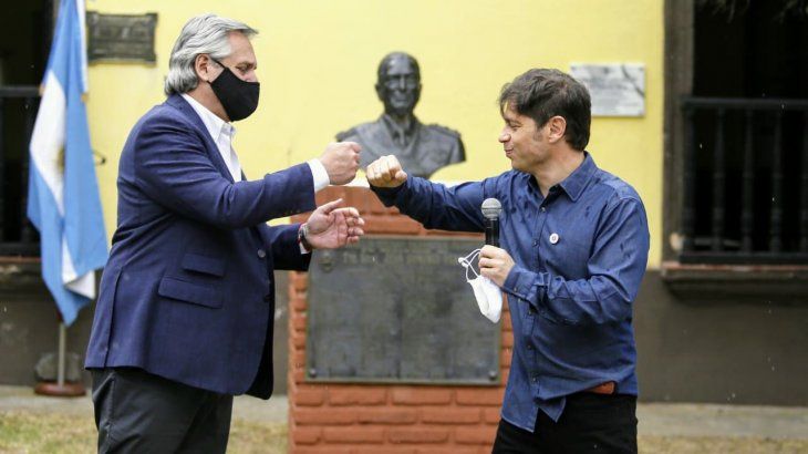 Alberto Fernández Axel Kicillof Martín García 17 de octubre