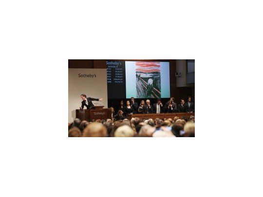 Sothebys subastó por 120 millones de dólares - precio récord- El Grito.