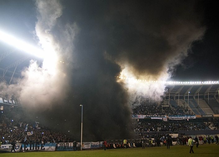 Los hinchas de Racing sólo pensaron en Independiente.