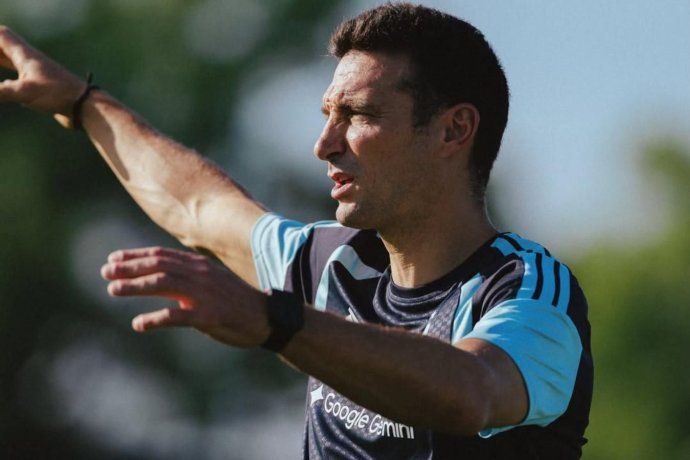 Scaloni define el equipo ante Honduras.
