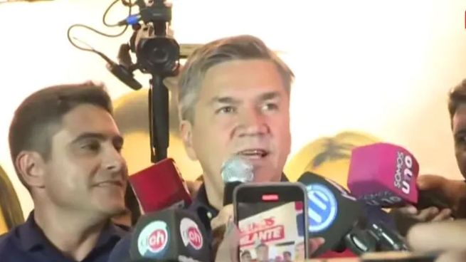 El gobernador Leandro Zdero festejó la victoria en las elecciones legislativas. 