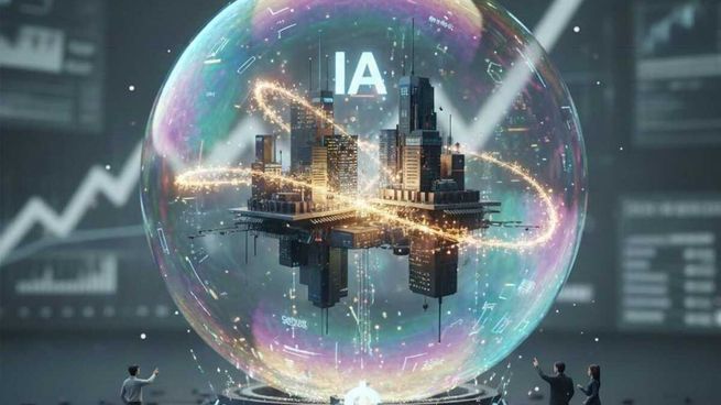 Ante el miedo de la burbuja y expectativas de un cambio histórico, inversores comienzan a alejarse de las empresas tecnológicas que apuestan por la IA.